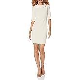 Trina Turk Womens Folded Neck Shift DressDress