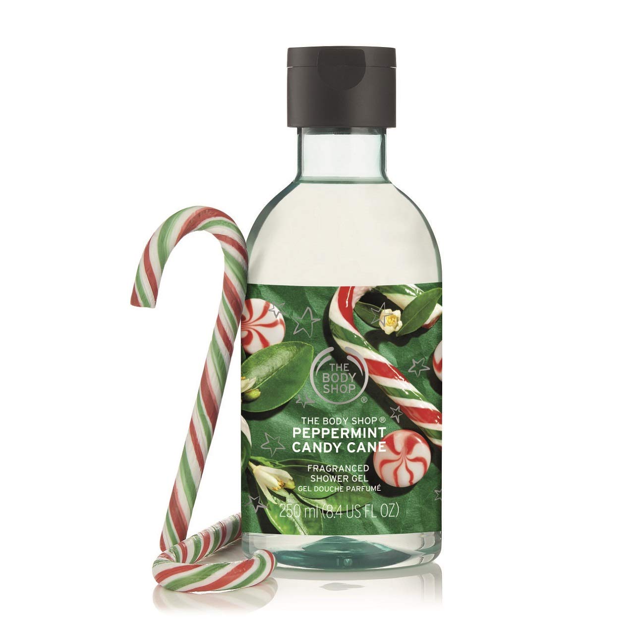 The Body Shop Peppermint Candy Cane Shower Gel 250ml [Special Edition