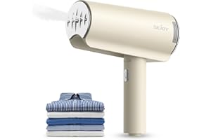 SEJOY Steamer for Clothes, Foldable Handheld Clothing Wrinkles Remover for Garments 20 Second Fast Heat-up Fabric Steam Iron for Home, Travel and Office
