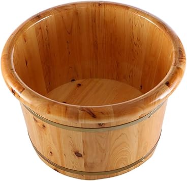 Regalo para la casa Madera sólida del pie tina de baño de los hogares