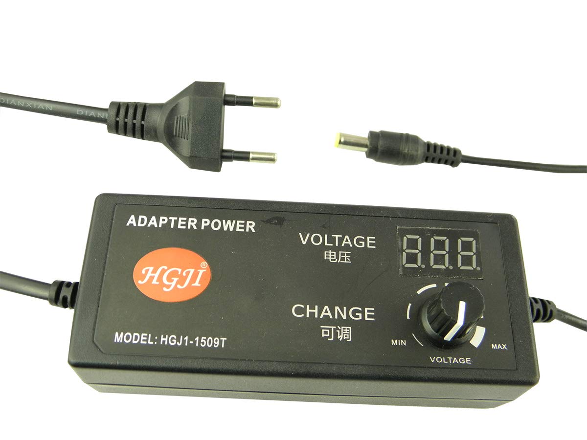 CHANCS Switching Power Supply Output DC 3-24V 2.5A Input AC 220V Multi-function Adjustable Voltage Power Adapter