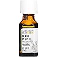 Aura Cacia Black Pepper Essential Oil, 0.5 Fluid Ounce, Paclaging May Vary