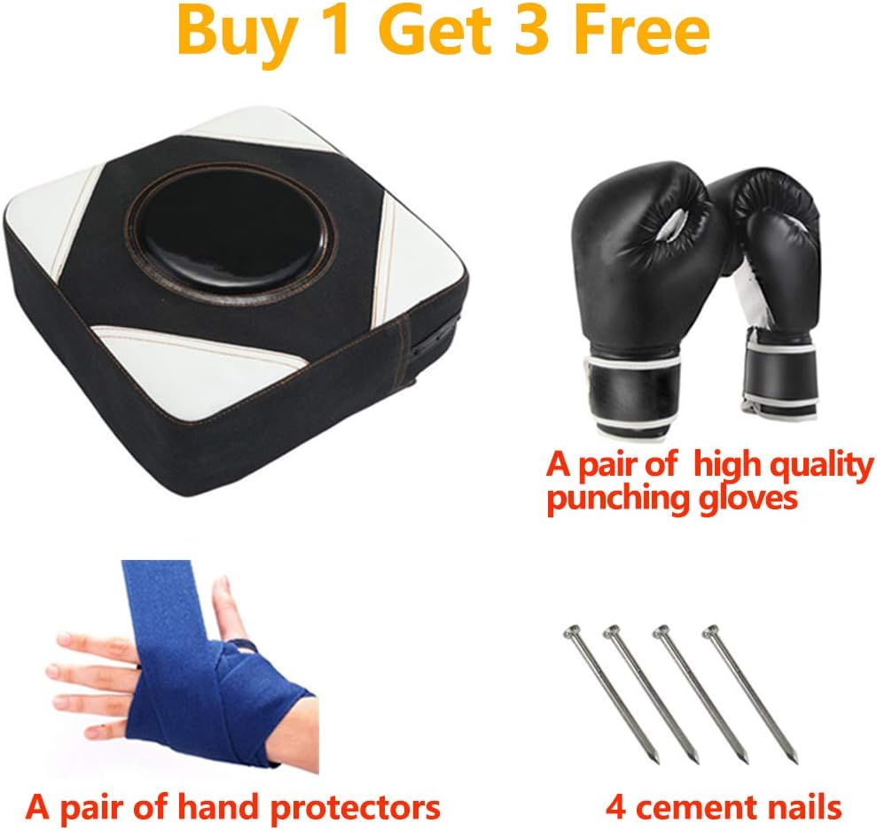 Sfeexun Wall Focus Target Boxing Mat for Martial Arts with Punching Gloves and Hand Protectors, Foam Punching Target Pad for Muay Thai Releasing Pressure : Sports & Outdoors