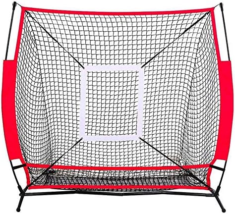 ACZZ 150Cm&Times;150Cm Baseball & Softball Net | Practice Hitting, Pitching, Batting and Catching | Backstop Screen Equipment Training Aids | Strike Zone Target