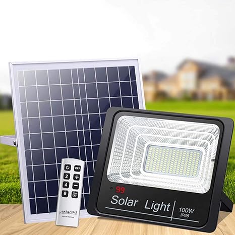 Szyoumy Solar Powered Flood Light 40w Outdoor Square Street Led