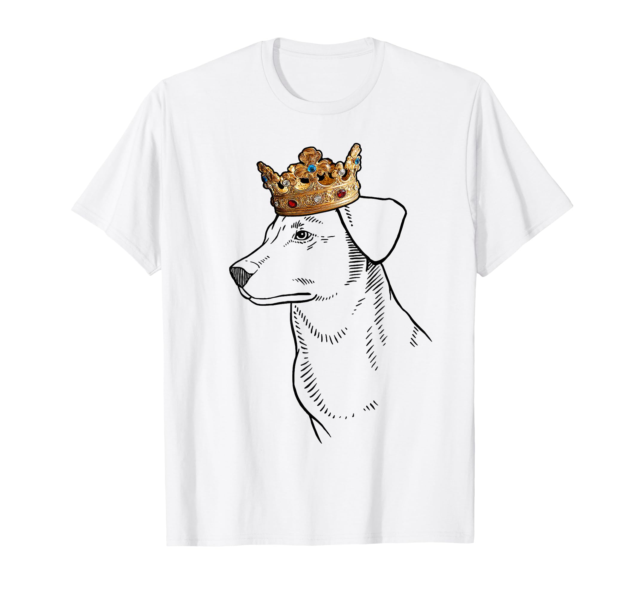 Corgidor Dog Wearing Crown T-Shirt