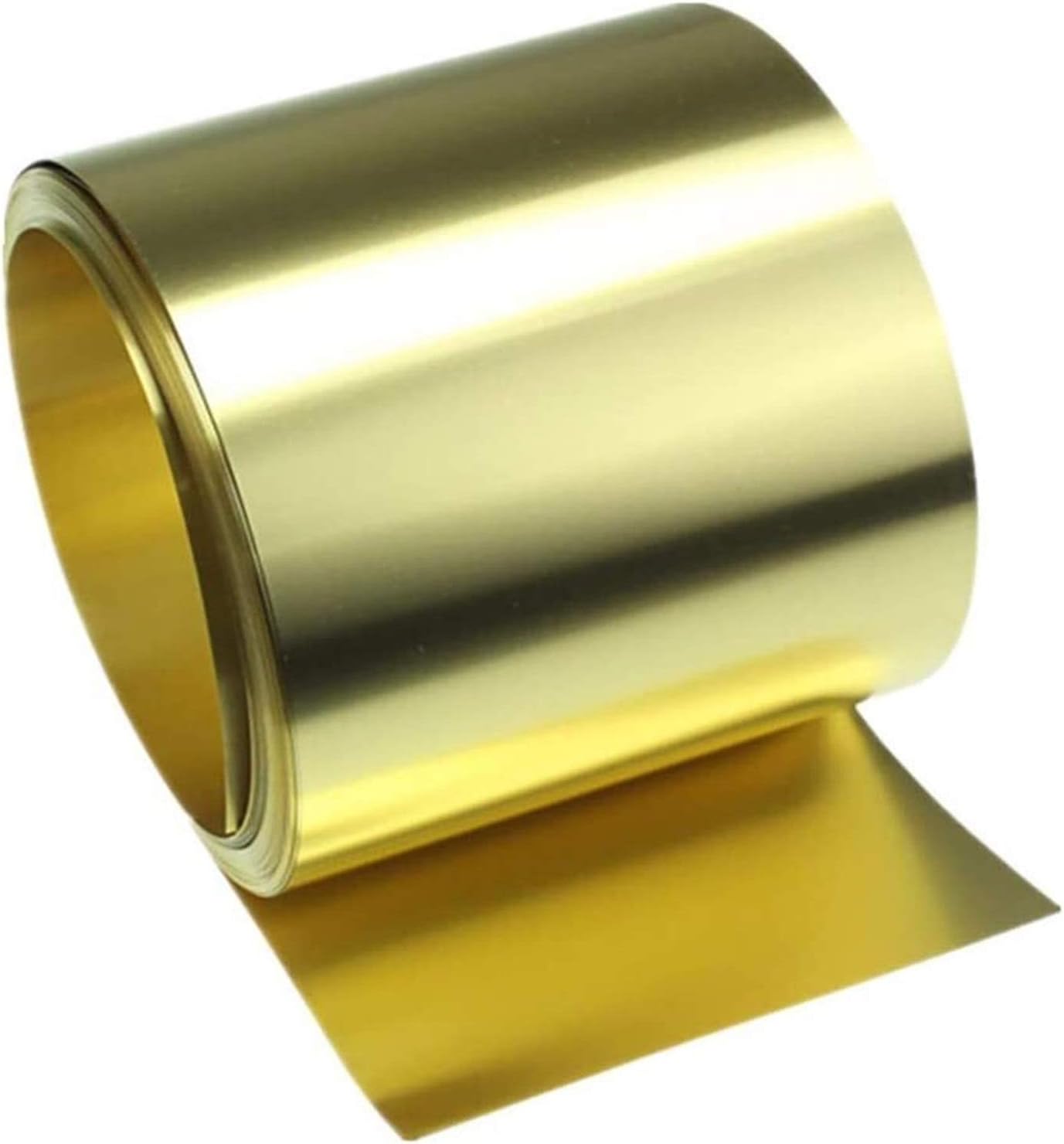 YUESFZ Brass Sheet Roll Brass Strip Good Machinability 0.04X100x1000mm