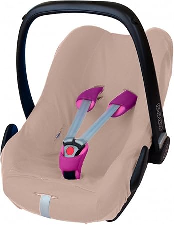 Byboom Housse D Ete 100 Coton Housse Universelle Pour Coques Bebe Sieges Auto Par Ex Maxi Cosi Cabriofix Pebble City Sps Colour Beige Amazon Fr Bebes Puericulture