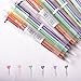 Multicolor Pen 6-in-1 Color 0.5mm Pack of 6 pcs, 6 Color Ballpoint Pen Office Shcool Supplies Students Children Gift