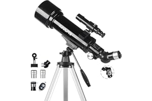 Telescope 70mm Aperture 500mm - for Kids & Adults Astronomical Refracting Telescopes AZ Mount Fully Multi-Coated Optics, with