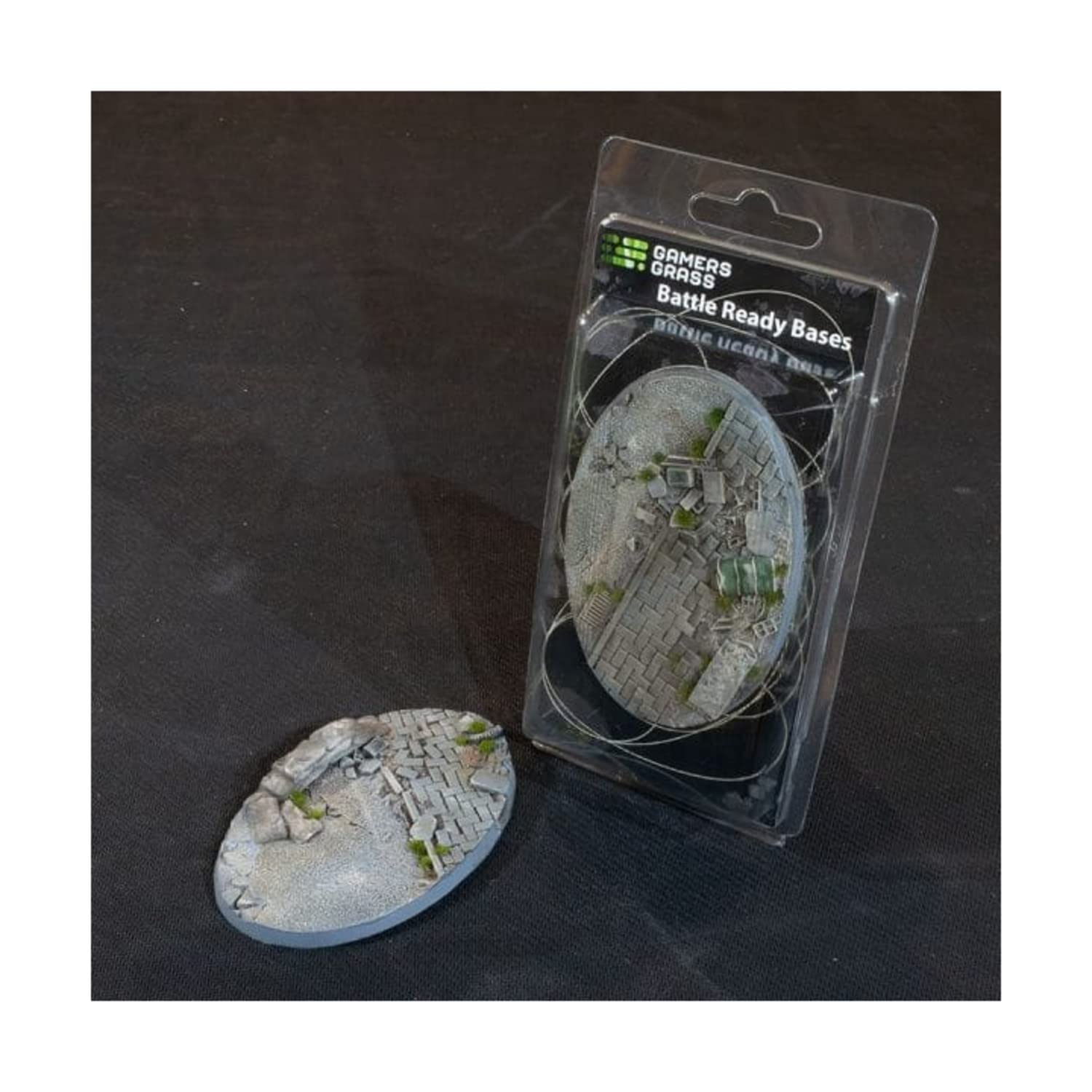 Battle Ready Bases GamersGrass Urban Warfare 105 mm Oval (GGB-UWO105)