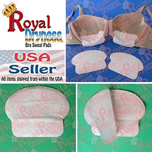 30 Royal Dryness Disposable Bra Sweat Pads Guard Shield