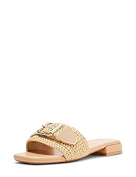 Madden Girl Women's Avaa Flat Sandal, Natural