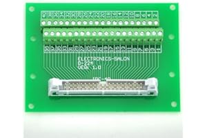 ELECTRONICS-SALON Flat Ribbon Cable 0.1" FRC Connector Breakout Board Module (IDC40 2x20Pin)