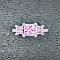 Dazzlingrock Collection Princess Lab Created Pink