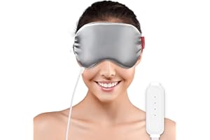 Comfheat Heated Eye Mask, Warm Eye Compress Mask for Dry Eyes, USB Electric Eye Heating Pad, Dry Eye Mask for Blepharitis, St
