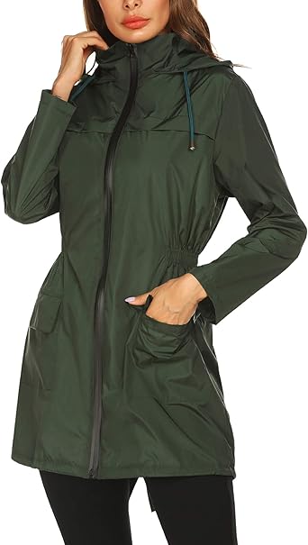 lightweight raincoat with hood