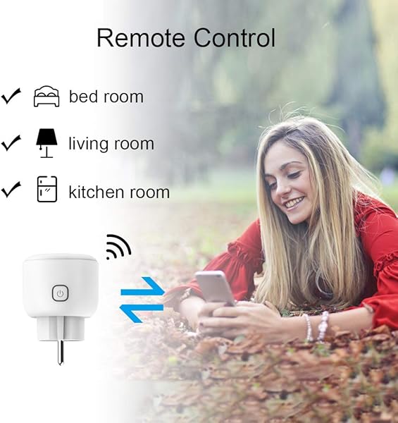 KOOTION Enchufe inteligente WiFi Smart Plug Blanco 2 Pack compatible con Alexa Google Home y Smart Life App 2 unidades