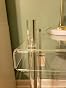 Safavieh Healy Clear Acrylic Kitchen Cart With Wheels – Stylish Mobile Storage (White)