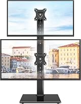 ELIVED Dual Monitor Stand Freestanding Arm 13-32 Inch VESA 75x75/100x100 view 8
