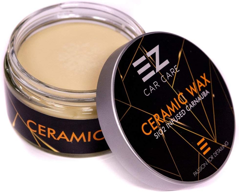 EZ Car Wax Premium SI02 Ceramic Wax with Infused Carnauba + Polymers