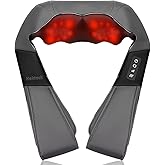 Nekteck Shiatsu Neck Back Massager with Heat for Pain Relief Deep Tissue, Electric Kneading Shoulder Massage, Relaxation Gifts for Him Her, (FSA Eligible, HSA Eligible, Not Cordless)