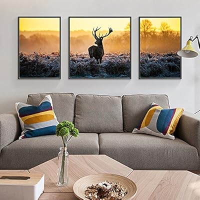 Patined Modern Minimalist Living Room Decorative Painting Sofa