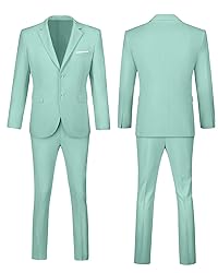 2 Piece Casual Mens Suit Slim Fit Wedding Dress