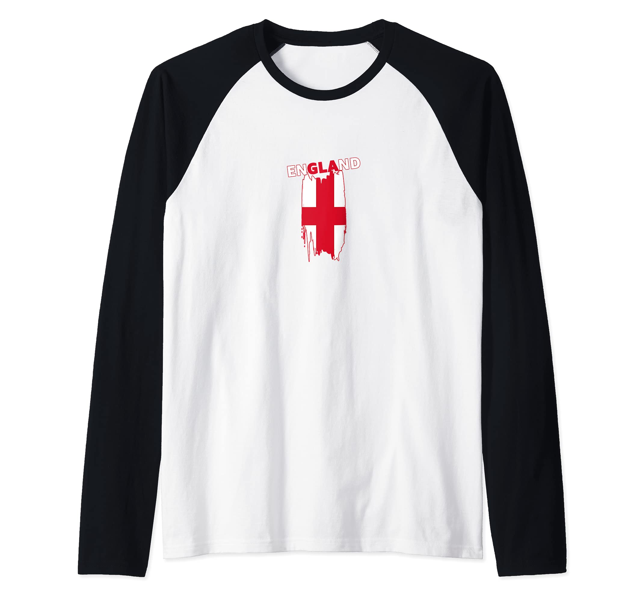 Flag England Raglan Baseball Tee