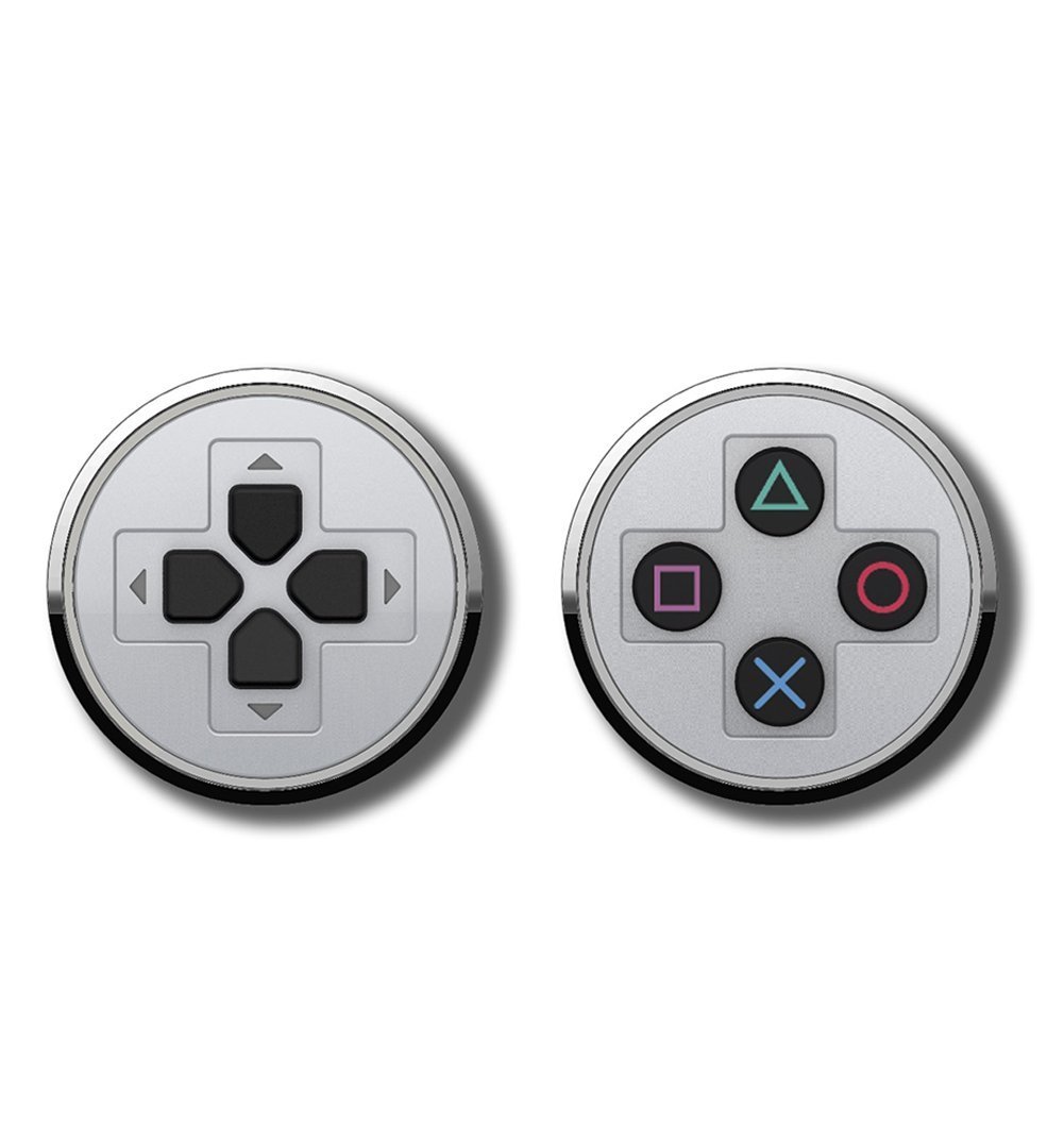 Rubber Road PlayStation PS1 Controller Cufflinks Grey