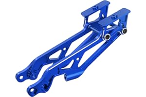 POLANTA Aluminum Rear Wing Mount for Arrma 1/8 Kraton Notorious Outcast Talion Typhon 6S BLX Upgrade, Replaces AR320347 (Blue)