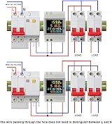 KETOTEK Energy Meter Single Phase AC40-300V 100A KWH Din Rail Meter view 4