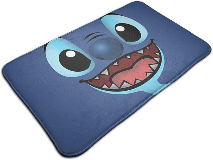 Door Mat Drool Stitch Indoor Outdoor Entrance Rug