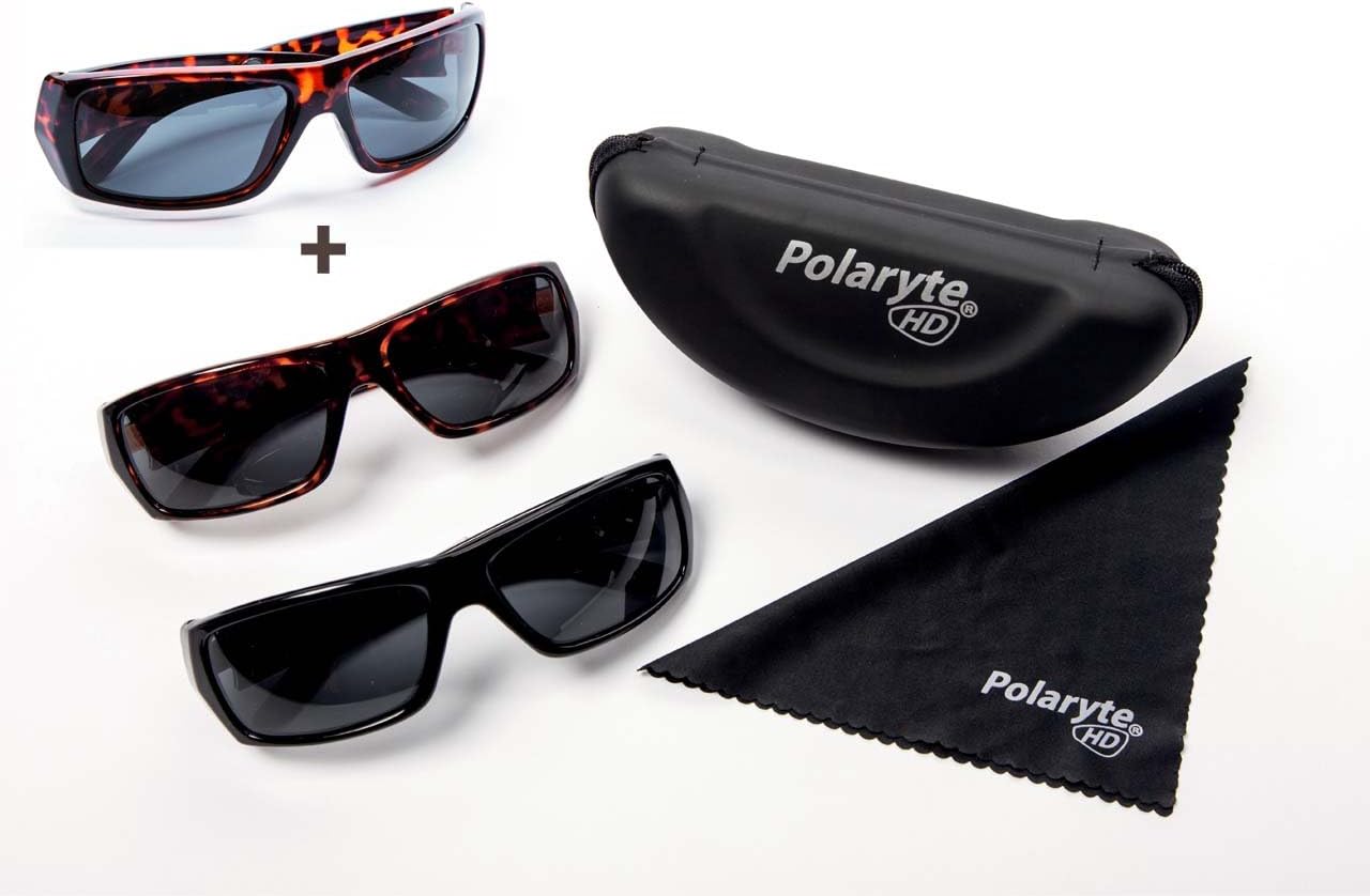 2 Polaryte HD Sunglasses - 1 Pair Free (Tortoiseshell)