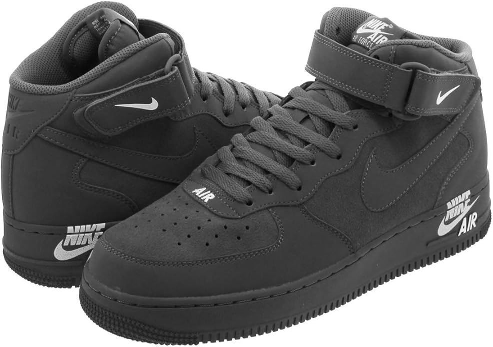 nike air force 1 mid dark grey