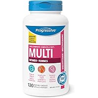 Progressive Advanced Daily Multivitamin for Adult Women, with DIM, Chastetree Berry, and Maca. Supports Immune Health, Energy