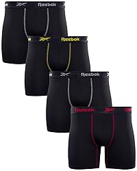 Reebok Men's Boxer Briefs - 4 Pack Soft Mens