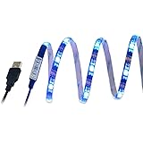TedGem USB LED Light Strip with Velcro tape, TV Backlighting, Bias Lighting for HDTV USB LED Strip
