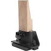 Acouto Professional Wooden Bench Pin with Metal Holder Clamp/Holder for Jewelry Making and Processing