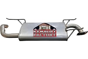 100-3221 REAR MUFFLER ASSEMBLY FITS 2018-2019 SUBARU CROSSTREK 2.0L ENG STAINLESS STEEL