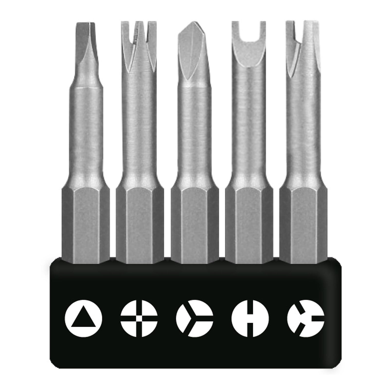 5-Piece Specially Shaped Screwdriver Set, Special Bit Set, Triangle Screwdriver, Special Screwdriver, Special Shaped Screwdriver Set 50 mm (5)