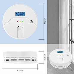 3 Packs, Smoke and CO Alarm,Smoke and Carbon