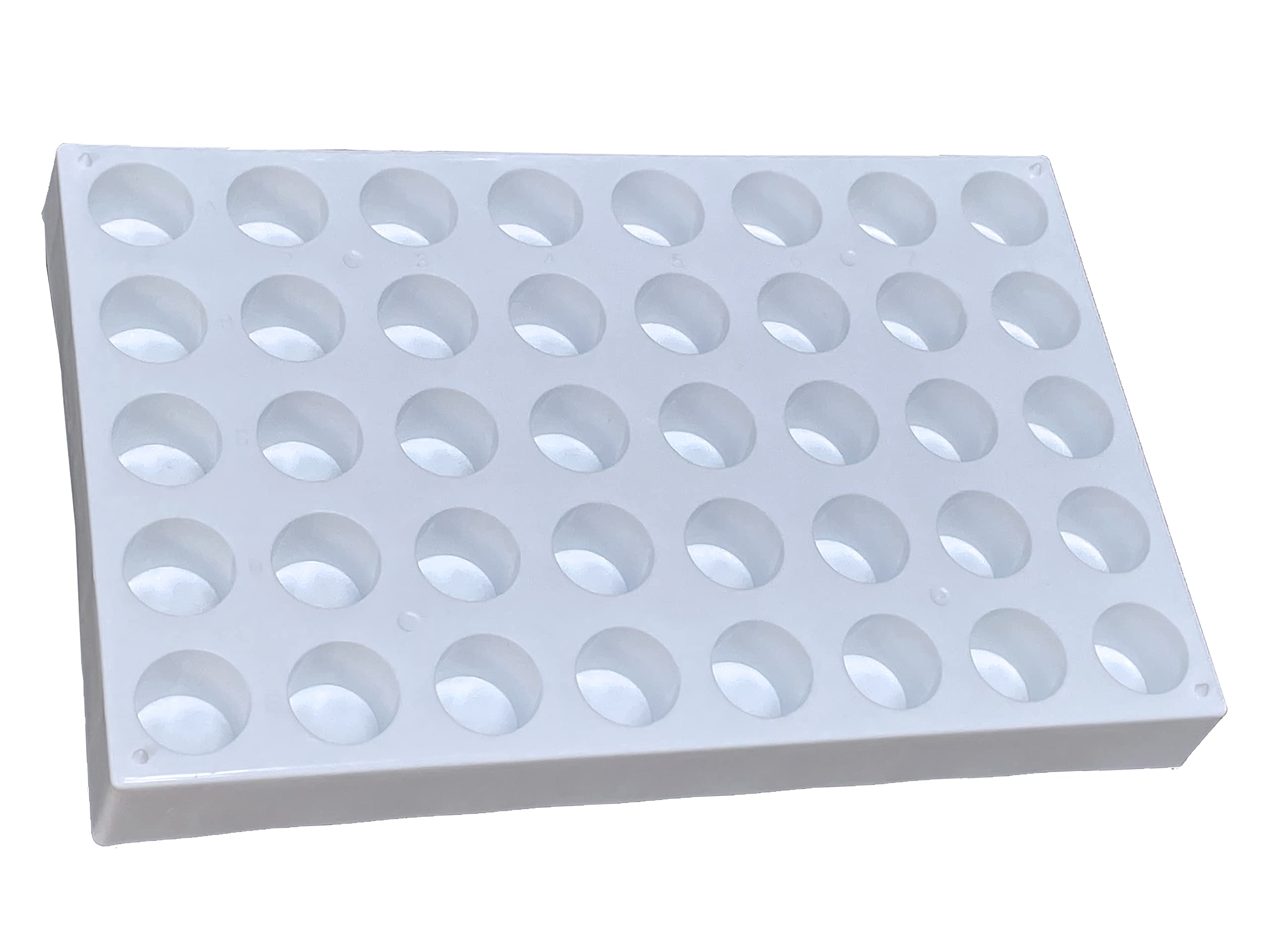 Photo 1 of MUHWA Vial Racks for 20ml Vials, 40 Holes Sample Bottles Rack, ?28mm, Pack of One