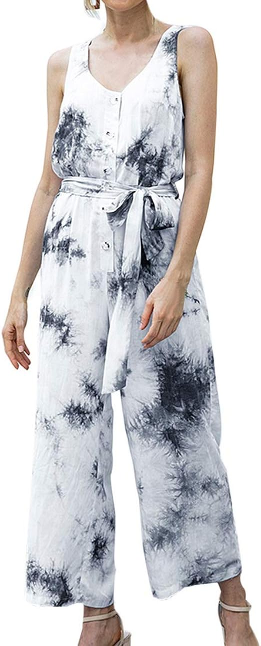 tie dye jumpsuit amazon