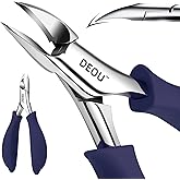 DEOU Professional Stainless Steel Podiatrist Nail Clippers, Heavy Duty Manicure Pliers for Thick Nails, Pedicure Toe Nail Clippers Tools for Men Women
