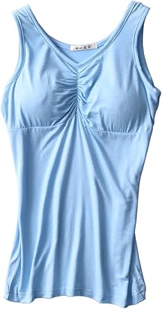 yoga tank with shelf bra