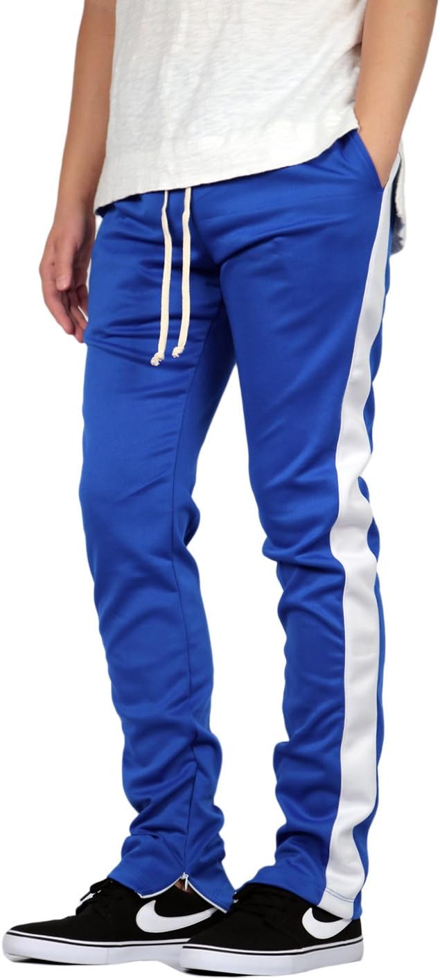 Mersenne Men's Ankle Zip Techno Track Pants