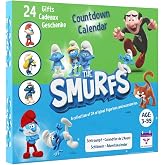 The original 2026 SMURFS Countdown Calendar Collectible Cartoon Toys for Boys and Girls, 12 Figurines + 12 SMURFY gifts! Ages 3+. 24 Pieces
