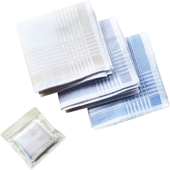 Amazon ギフトセット3 Pk メンズファッションコットンハンカチhankies ハンカチ 通販