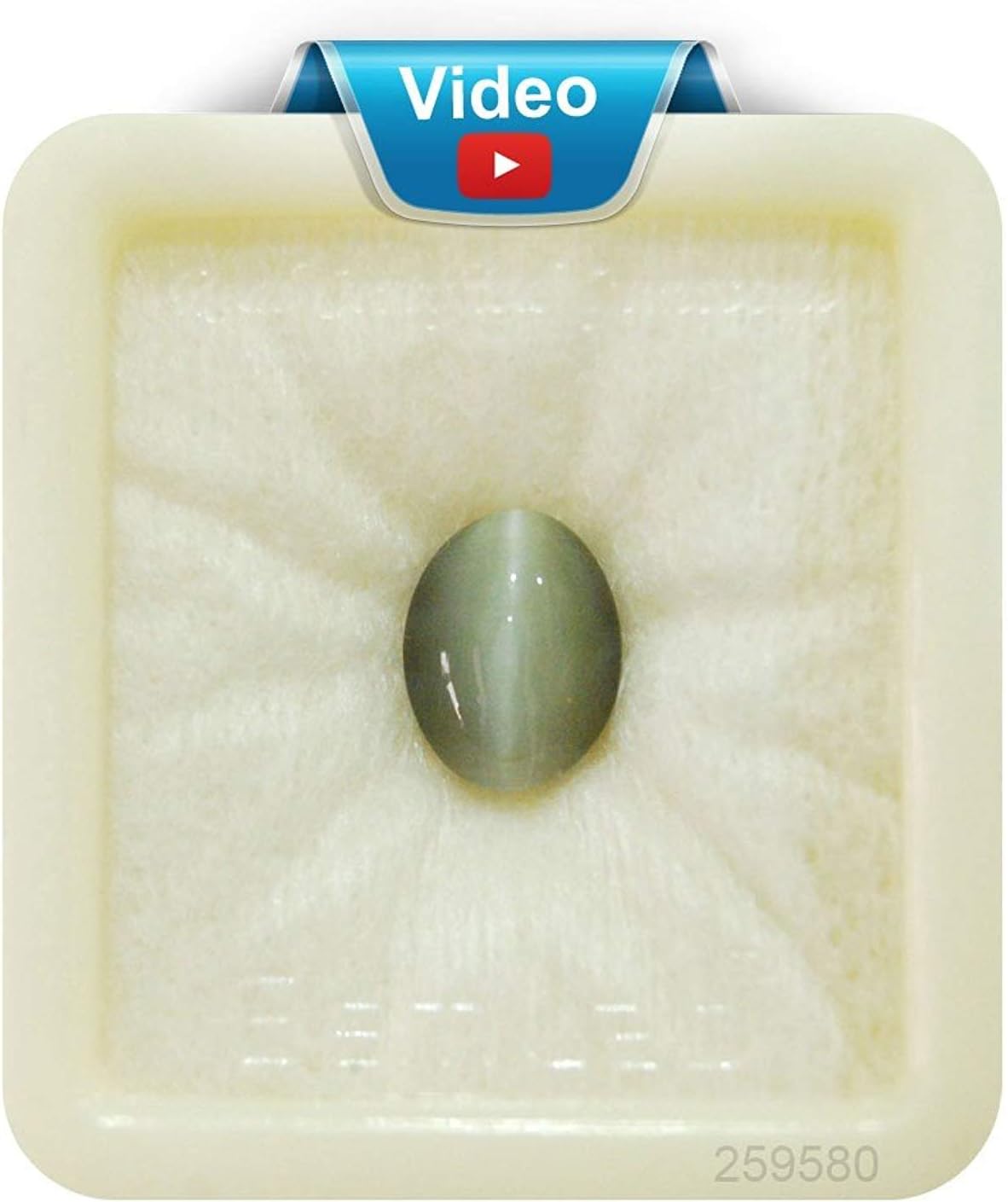 GetGemstones Unheated Untreated 11.25 ratti Natural Cat's Eye lehsunia Gemstone